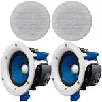 Yamaha | &quot;4&quot;&quot; In-Ceiling Speakers (Pair) - White&quot; | Realry