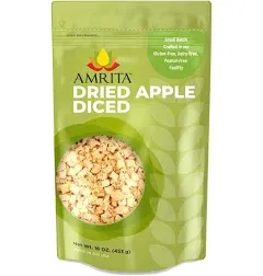 Amrita Health Foods Top 14 Allergy Free Dried Diced Apple