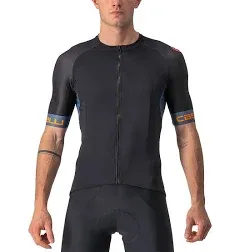 Castelli Men’s Entrata VI Jersey, Quarter Length Sleeve Zip Up Jersey for Aerodynamics, Gravel Biking & Race Cycling