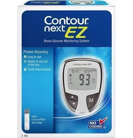 CONTOUR NEXT EZ Blood Glucose Monitoring System Exp. 2028