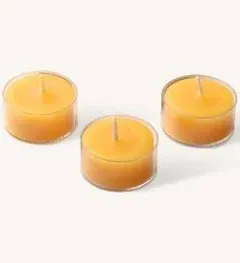 Hyoola Pure Beeswax Tea Lights 12 Pack