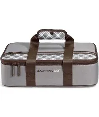 Rachael Ray Expandable Insulated Thermal Casserole Carrier for Hot or Cold Food