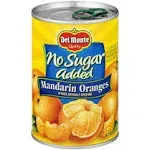 Del Monte Canned Mandarin Oranges No Sugar Added, 15 Ounce (Pack of 12)