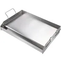 VEVOR Stove Top Griddle, 23.5&#034;x16&#034; Pre-Seasoned Stainless Steel Griddle Stove