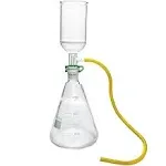 Buchner Funnel Filtering Kit with 1000Ml Filter Bottle and 250Ml Buchner Funnel,