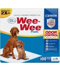 Four Paws Wee-Wee Odor Control Pads