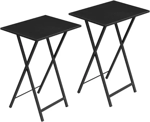 HOOBRO Folding TV Tray Tables Set of 2