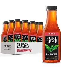 Pure Leaf Iced Tea Raspberry 18.5 Fl Oz Pack of 12