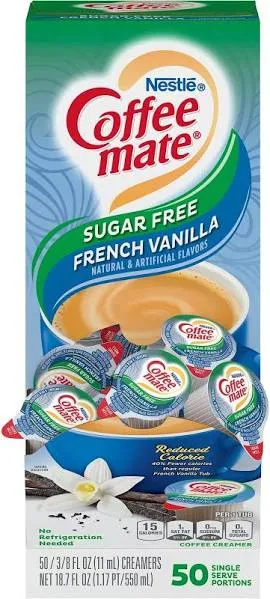 Coffee mate Liquid Coffee Creamer Sugar Free French Vanilla