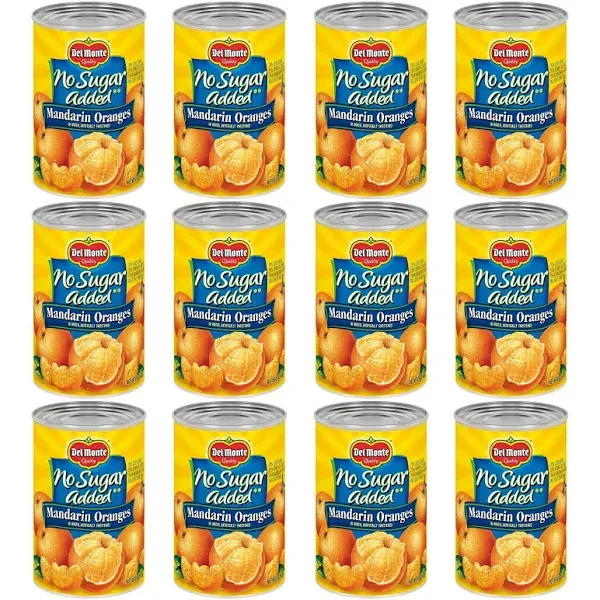 Del Monte Mandarin Oranges No Sugar Added