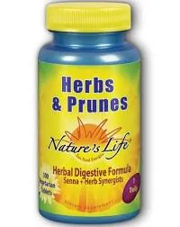 Nature's Life, Herbs & Prunes, 100 tabs