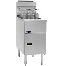 Pitco SG14S-LP Pitco Solstice 50lb Stainless Steel Deep Fryer - LP