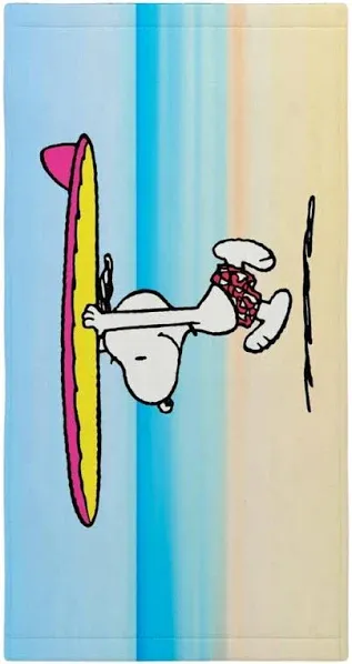 Franco Collectibles Peanuts Snoopy Bath/ Pool/Beach Towel