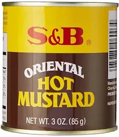 S & B Hot Mustard, Oriental - 3 oz