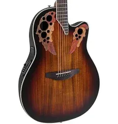 Ovation Celebrity Elite Plus CE48P-KOAB A/E Guitar - KOA Burst