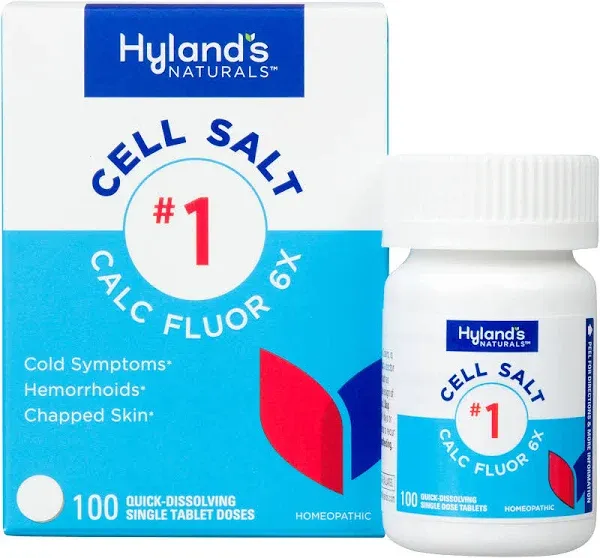 Cell Salt #1, Calc Fluor 6X, 100 Quick-Dissolvi<wbr/>ng Single Tablet EXP: 04/2024