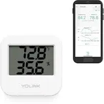 YoLink Smart Wireless Temperature & Humidity Sensor