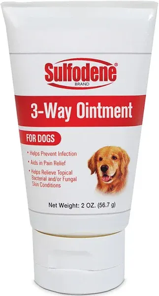 Sulfodene 3-Way Ointment Wound Care Pain Relief for Dogs 2 oz.