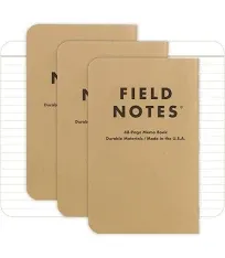 Field Notes Left Handed 3-Pack