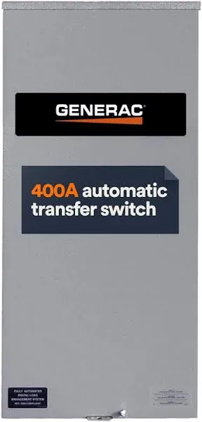 Generac RTSW400A3 400 Amp Automatic Transfer Switch