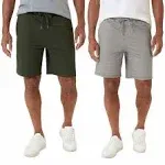 Eddie Bauer Men’s Comfort Fit Lounge Shorts, 2-Pack