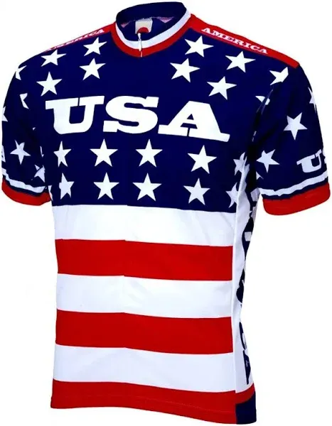 World Jerseys Men's Team USA 1979 Road Bike Jersey