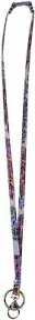 Vera Bradley Petite Neon Blooms Breakaway Lanyard new!