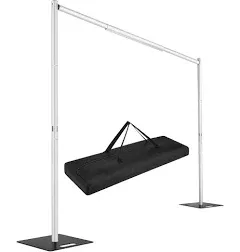 Hecis Pipe and Drape Backdrop Stand Kit 8ft x 10ft