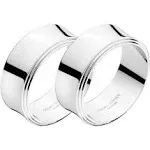 Georg Jensen Pyramid Napkin Rings (Set of 2)