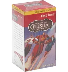 Celestial Seasonings Fast Lane Caffeinated Black Tea 20 Count