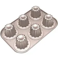 Cannele Mold Nonstick Muffin Cupcake Pan Carbon Steel Canele Cake Baking Tray...