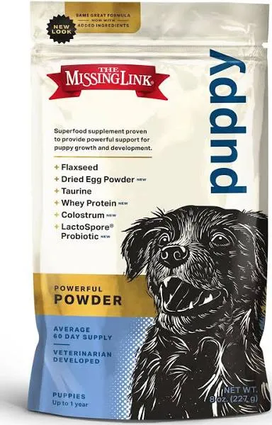 Missing Link Superfood Powders Puppy Growth & Development Supplement