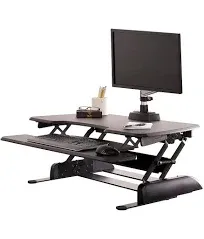 VARIDESK Essential 36 inch Adjustable Standing Desk - Black