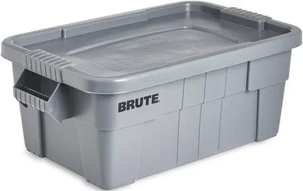 Rubbermaid BRUTE Tote with Lid