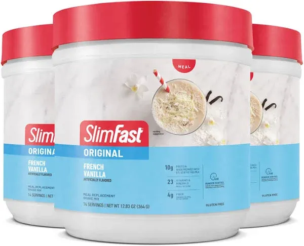 SlimFast Original Meal Replacement Powder French Vanilla Shake Mix