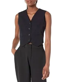 The Drop Women's Sadie Cropped Slim Vest