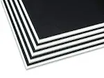 Union Premium Foam Board Black/White 30 x 40 x 3/16" 10-Pack : Matte Finish High-Density Professional Use, for Presentations, Signboards, Arts and