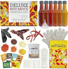 Deluxe DIY Hot Sauce Making Kit Everything Included Best Gift For Him