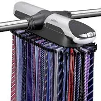 Aniva Motorized Tie Rack Best Closet Organizer with LED Lights |adamsbargainshop