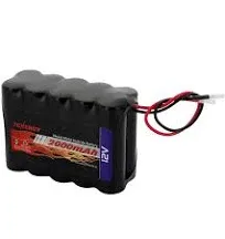 Tenergy NiMH Battery Pack 12V 2000mAh High Capacity Rechargeable Battery w/Bare Leads Replacement Battery Pack for DIY, Medical Equipments, LED Light Kit, RC Models, Portable 12V DC Devices and More