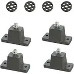 Anti-Vibration Shock Absorbing Rubber Mounting Bracket for Ductless Mini Split Air Conditioner Condensers