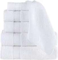 REGAL RUBY, 6 Piece Towel Set, 2 Bath Towels 2 Hand Towels 2 Washcloths, Soft