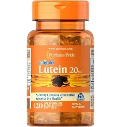 Lutein 20 mg with Zeaxanthin Puritan's Pride Softgels