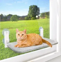 AMOSIJOY Cordless Cat Window Perch