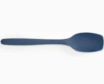 Misen Spoontula: hybrid for stirring, spooning, folding, and flipping. It's heat resistant, nonstick, with a rubber scraper, perfect for baking, easy care, and easy to use - 4 tools in one! - Blue