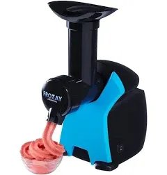 Drinkpod Frozay Dessert Maker 2.8 qt. Color Blue, Vegan Ice Cream & Frozen Yogurt Maker Soft Serve Desserts with Recipes