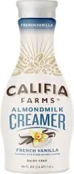 Califa Farms Vanilla Almondmilk Coffee Creamer