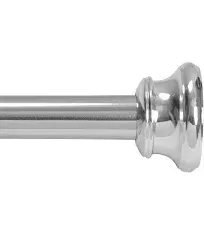 Kenney Twist & Fit Decorative Tension Shower Curtain Rod