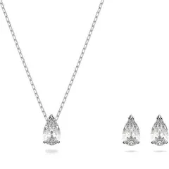 Swarovski Attract Pear Cut Crystal Necklace Set