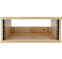 FMuser 4U Wooden Desktop Studio Rack